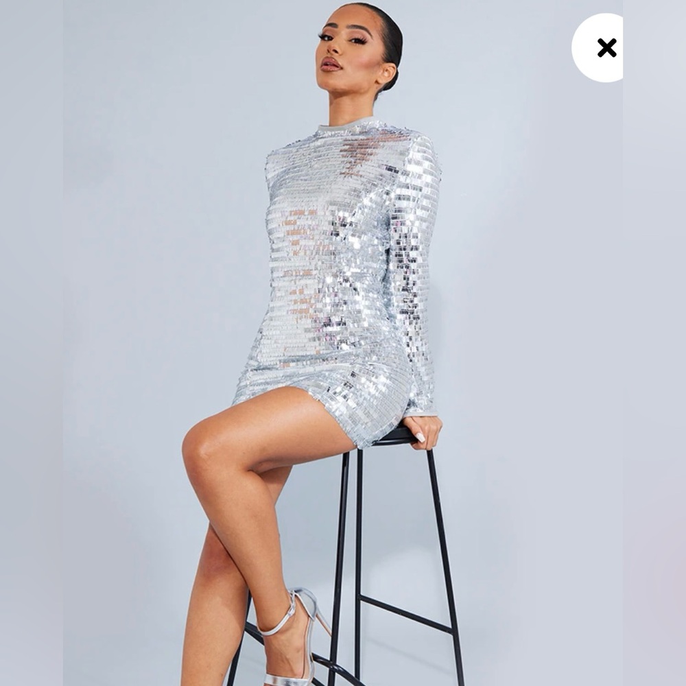 Sequin Micro Mini Dress